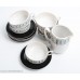 Porcelāna kafijas servīze nepilna, "Saulīte" tases, apakštases, krējuma trauks PFF