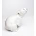 Antikvāra porcelāna figūriņa, Baltais lācis, LFZ