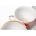 Komplekts 5 gab. Porcelāna tējas tases, apgleznojums, Baranovas porcelāna rūpnīca